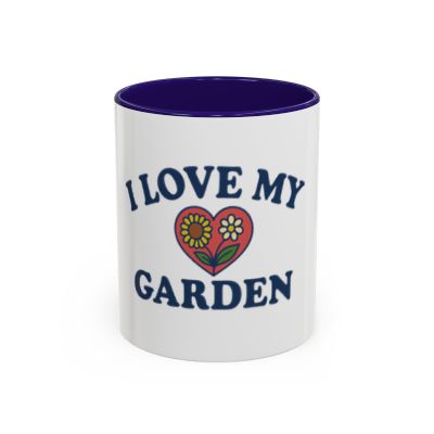 Colorful Garden Love Mug - Floral Coffee Cup, Gift for Gardeners, Home Decor, Mother's Day Gift, Personalized Drinkware